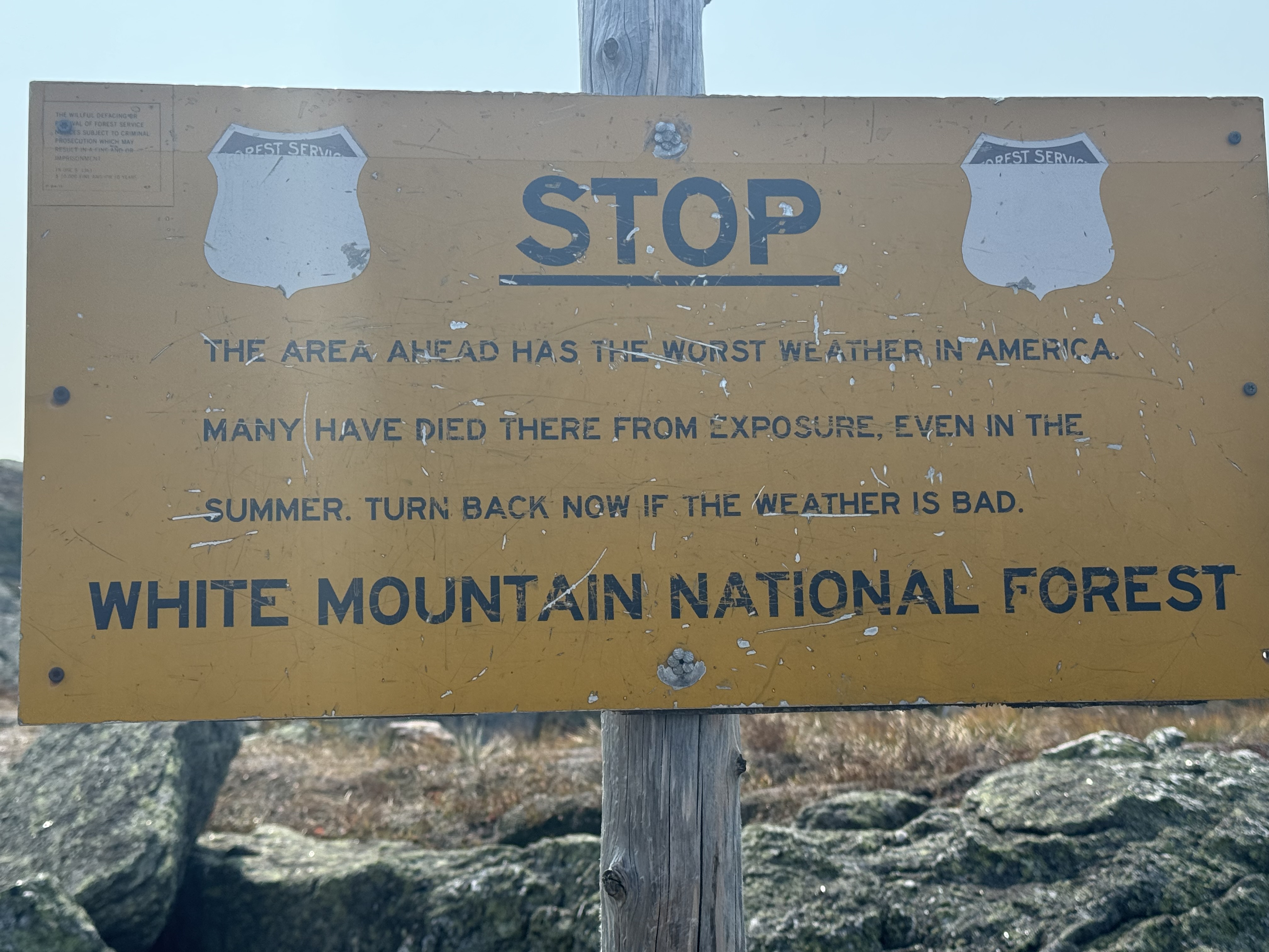 Day 152 – Mizpah Hut to Madison Springs Hut