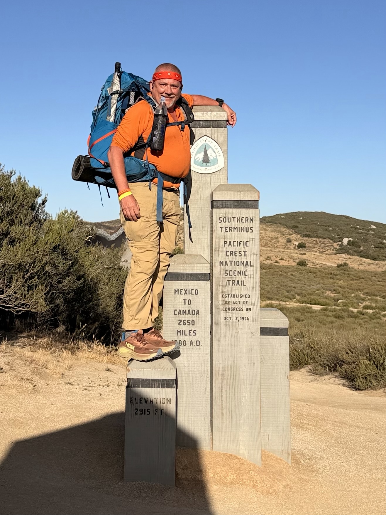 Day 1 – Mexico Border to Hauser Creek 